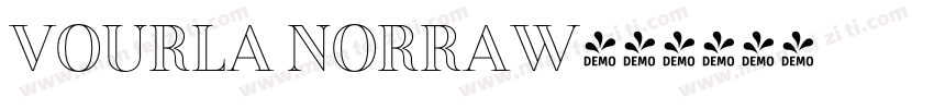 vourla norraw字体转换